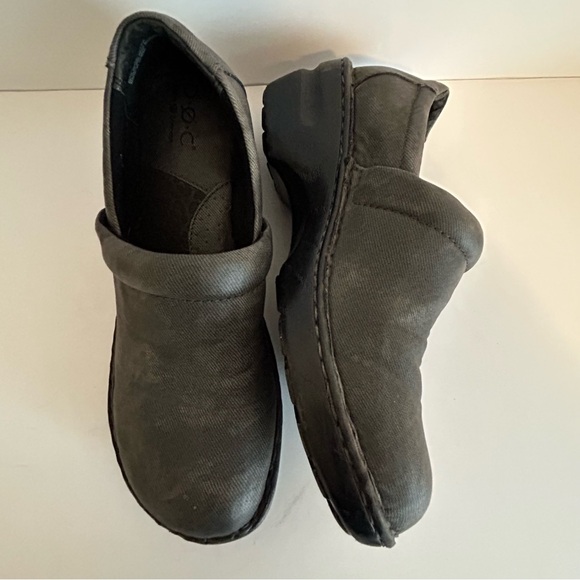 b.o.c Peggy grey denim slip on clogs comfort size 9.5 EU 41 comfort comfy - Picture 9 of 11